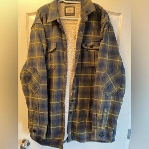 Marks Warehouse - Wind River Sherpa Lined Flannel Shacket